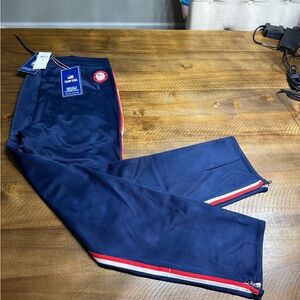 Ralph Lauren Team USA Navy Joggers with Red and White Accents